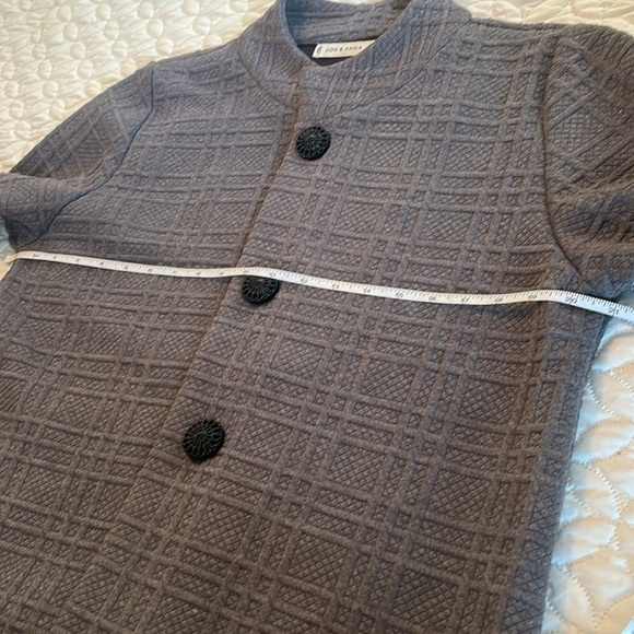 Jon & Anna Swing Jacket and Coordinating Cut-Away Shoulders Floral Blouse sz Lg - Picture 16 of 16